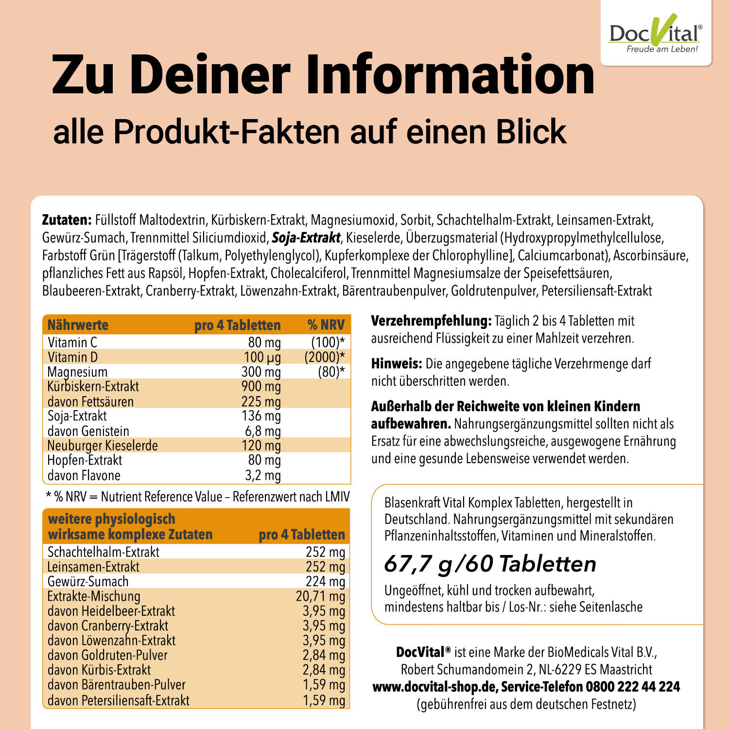 Blasenkraft Vital Komplex