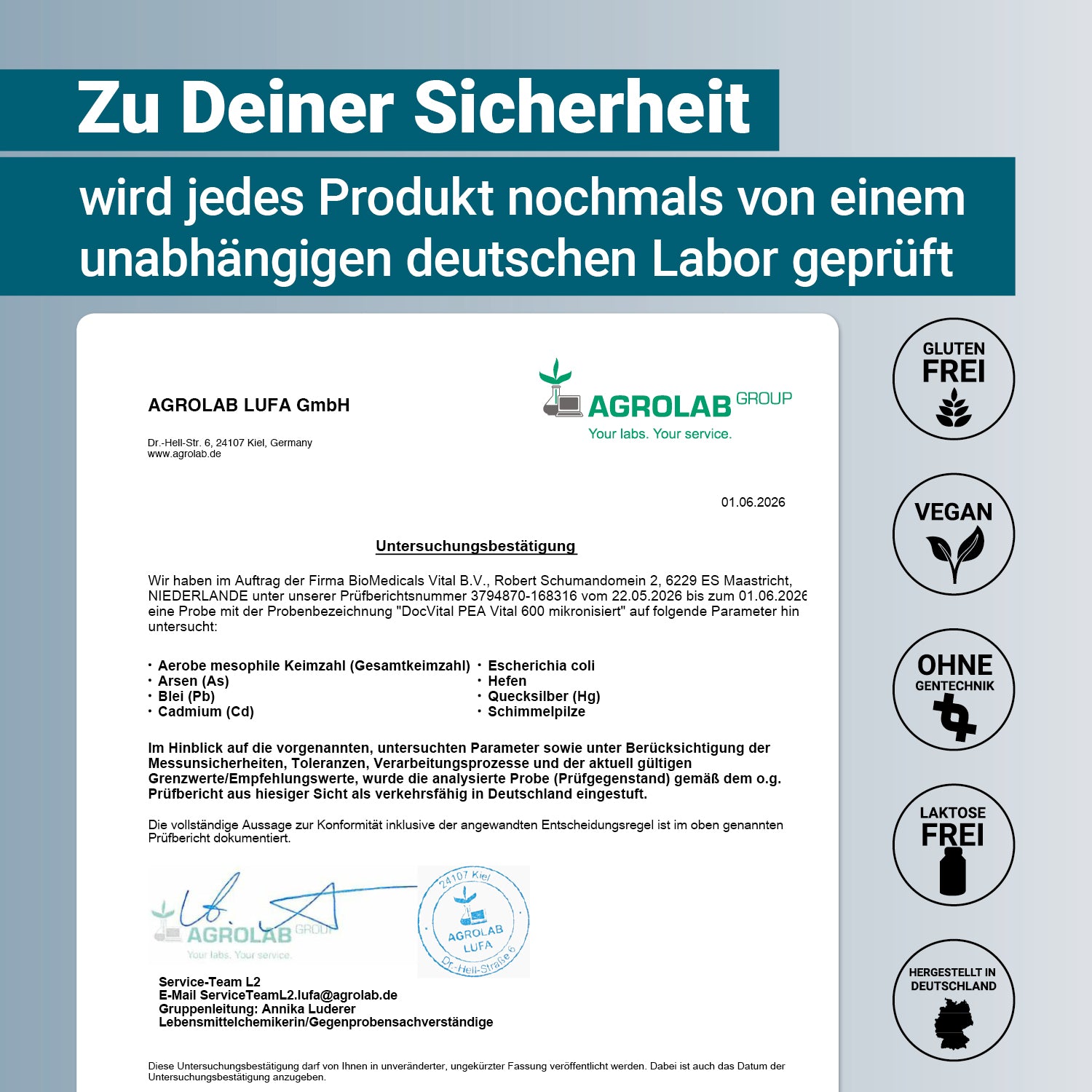 PEA Vital 600 mikronisiert
