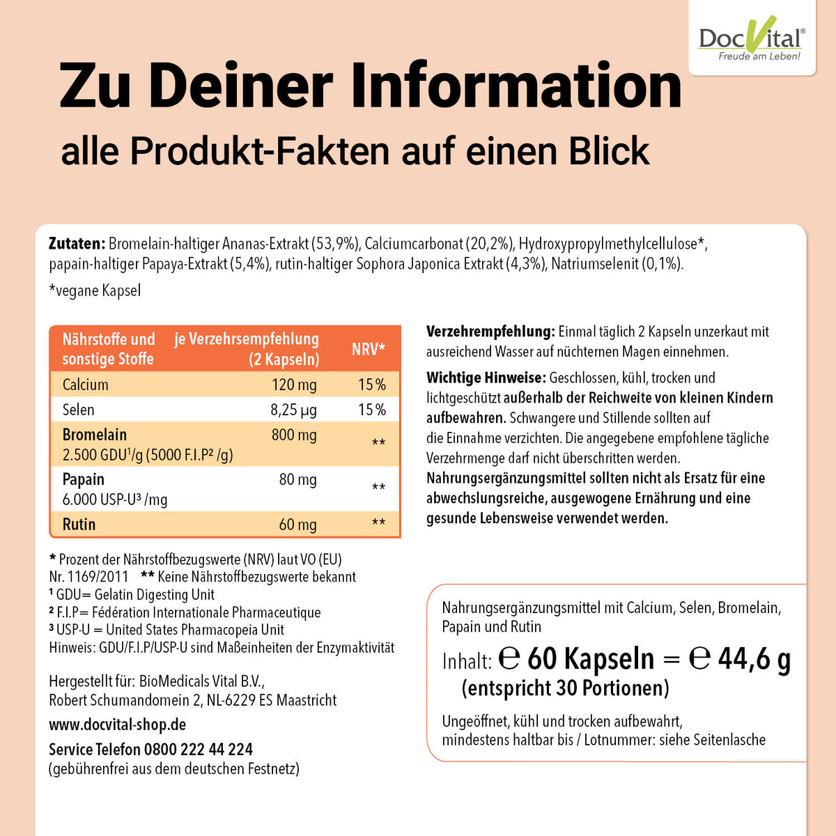 Verdauungsenzym Komplex
