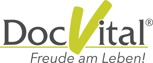 DocVital Logo – Freude am Leben! (Naturprodukte fuer Deine Gesundheit)